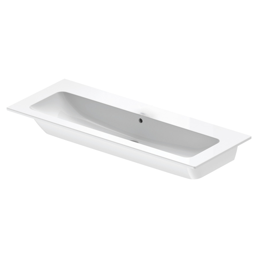 Lavabo ME BY STARCK
123 x 49 cm, céramique
pour meuble suspendu
avec trop-plein
