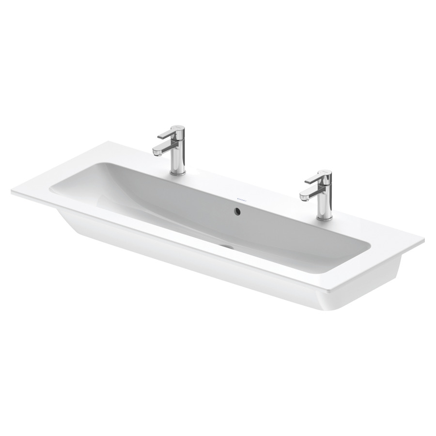 Lavabo ME BY STARCK
123 x 49 cm, céramique
pour meuble suspendu
avec trop-plein