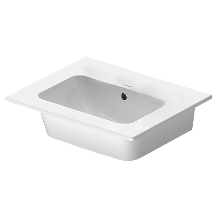 Lavabo ME BY STARCK
53 x 43 cm, céramique
pour  meuble suspendu
avec trop-plein