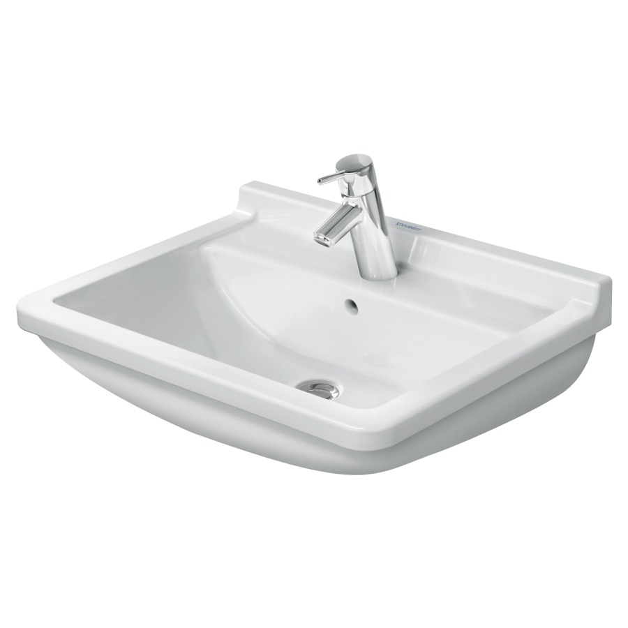 Lavabo STARCK 3
60 x 45 cm, céramique
avec trop-plein