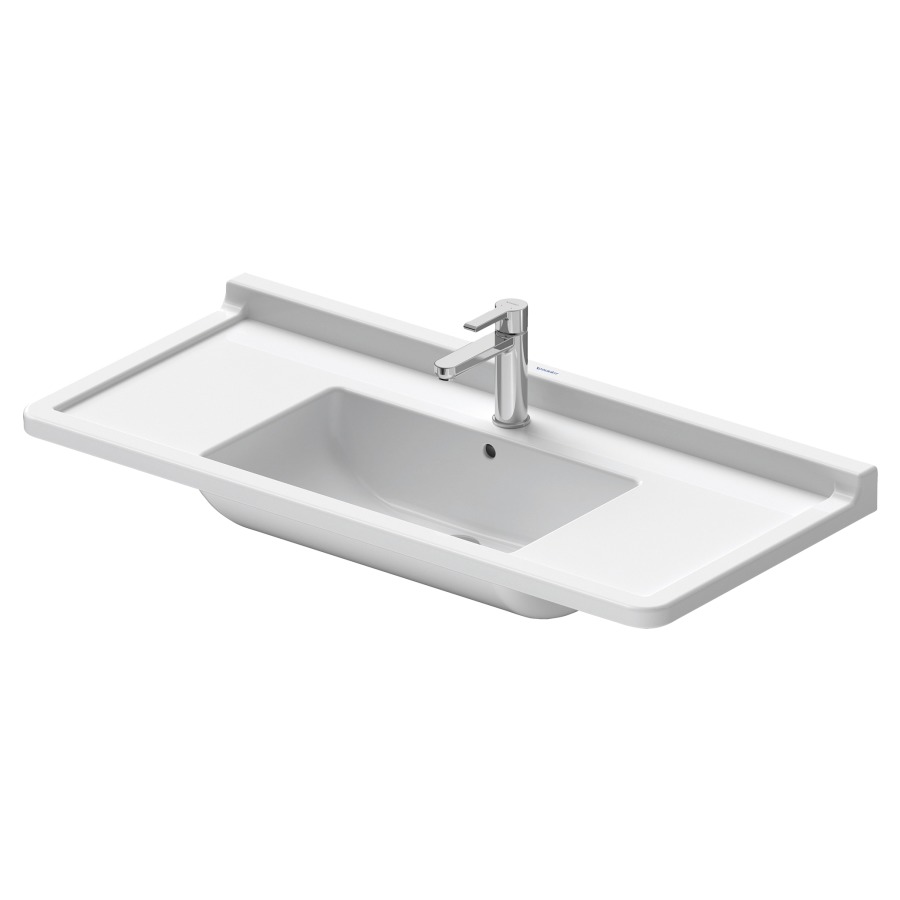 Lavabo STARCK 3
105 x 48,5 cm, céramique
pour meuble suspendu
avec trop-plein