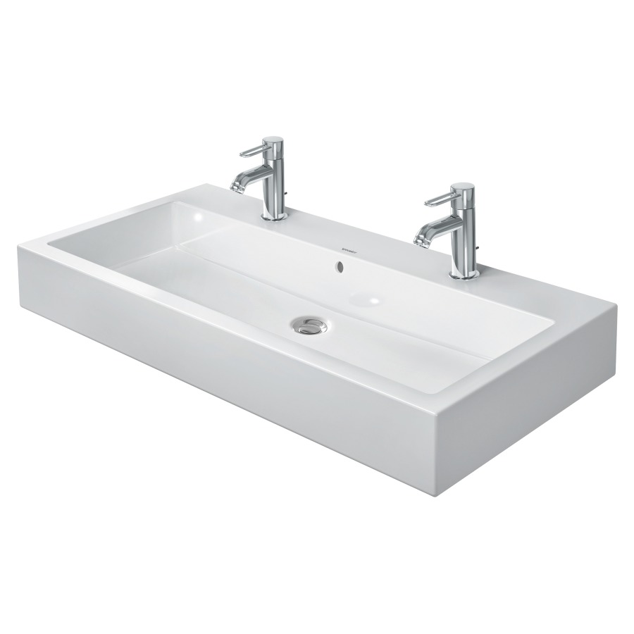 Lavabo VERO
100 x 47 cm, céramique
poli, avec trop-plein
matériel de fixation