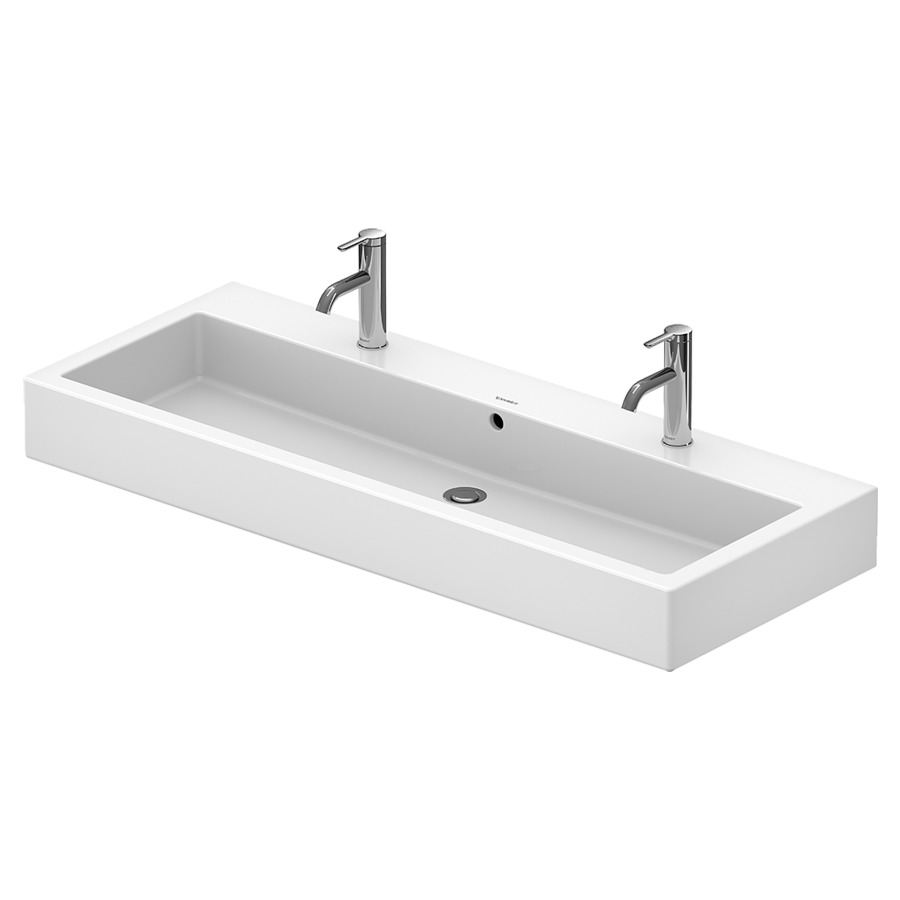 Lavabo VERO
120 x 47 cm, céramique
poli, avec trop-plein
matériel de fixation