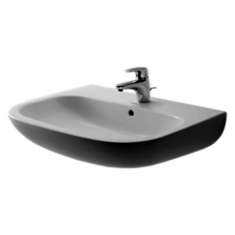 Lavabo D-CODE
65 x 50 cm, céramique
avec trop-plein