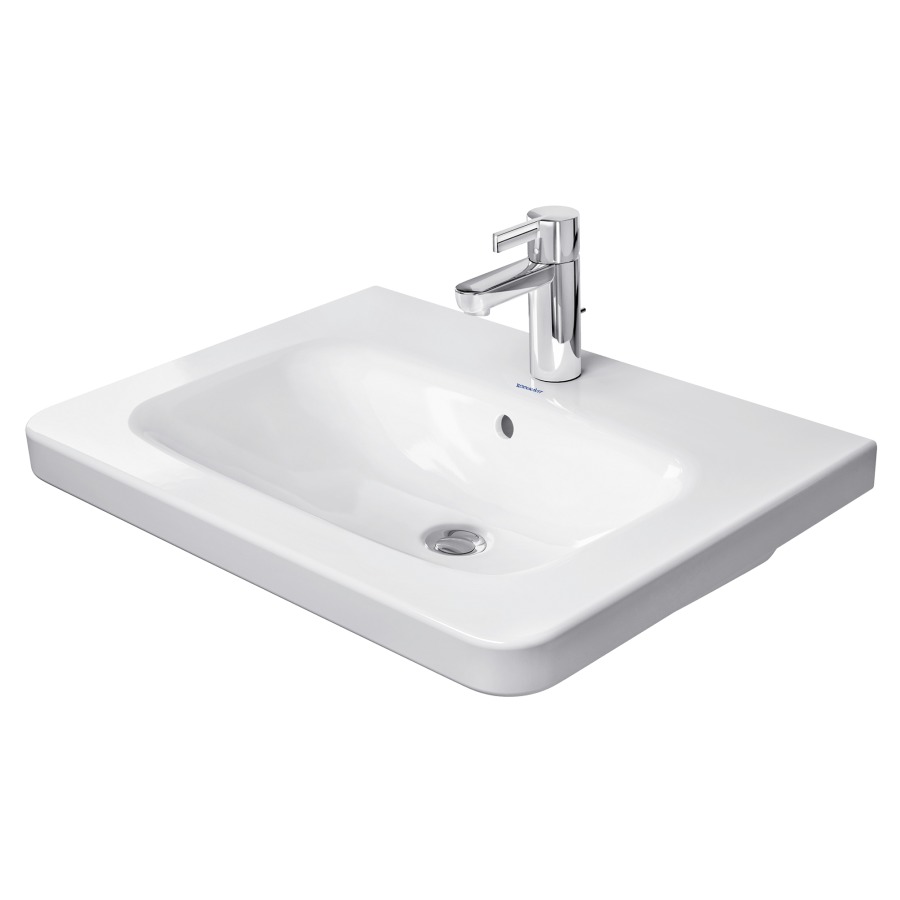 Lavabo DURASTYLE
65 x 48 cm, céramique
pour meuble suspendu
avec trop-plein