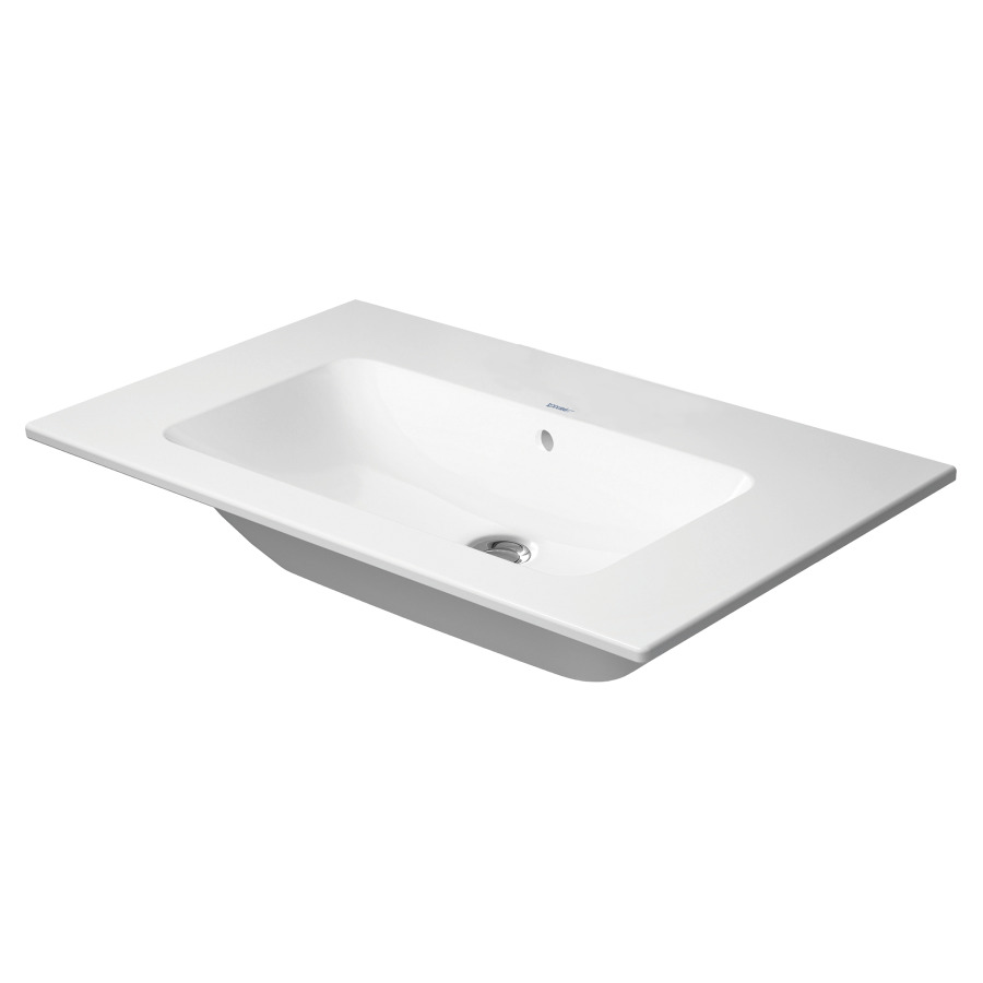 Lavabo ME BY STARCK
83 x 49 cm, céramique
pour meuble suspendu, avec
trop-plein