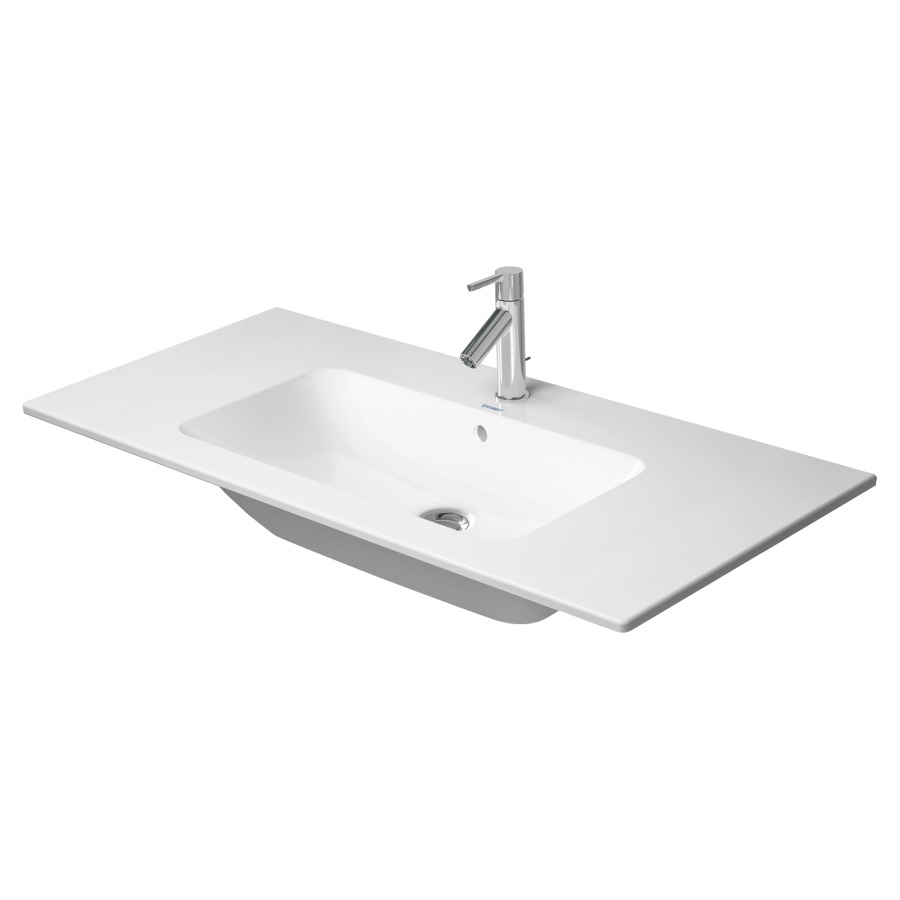 Lavabo ME BY STARCK
103 x 49 cm, céramique
pour meuble suspendu
avec trop-plein