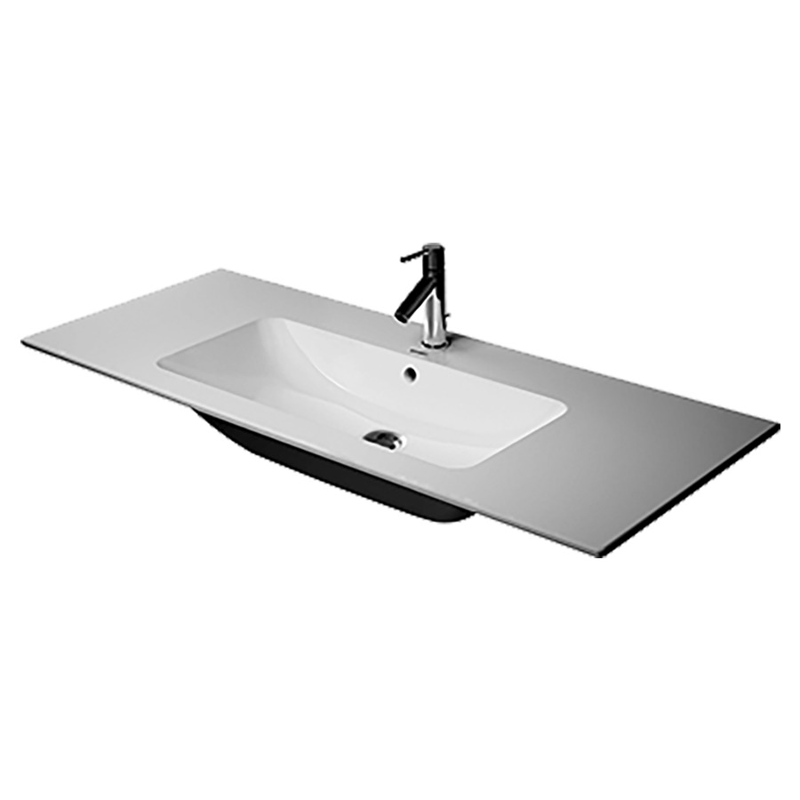 Lavabo ME BY STARCK
123 x 49 cm, céramique
pour meuble suspendu
avec trop-plein