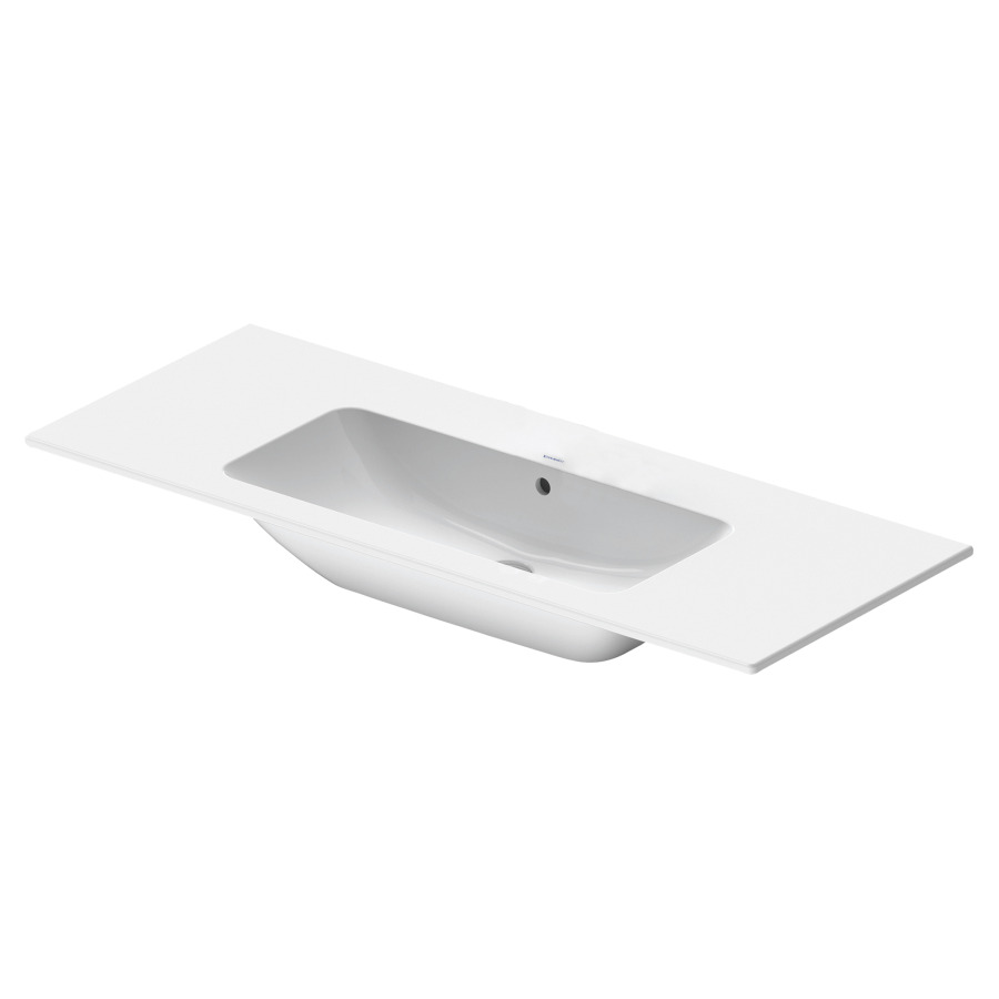 Lavabo ME BY STARCK
123 x 49 cm, céramique
pour meuble suspendu
avec trop-plein
