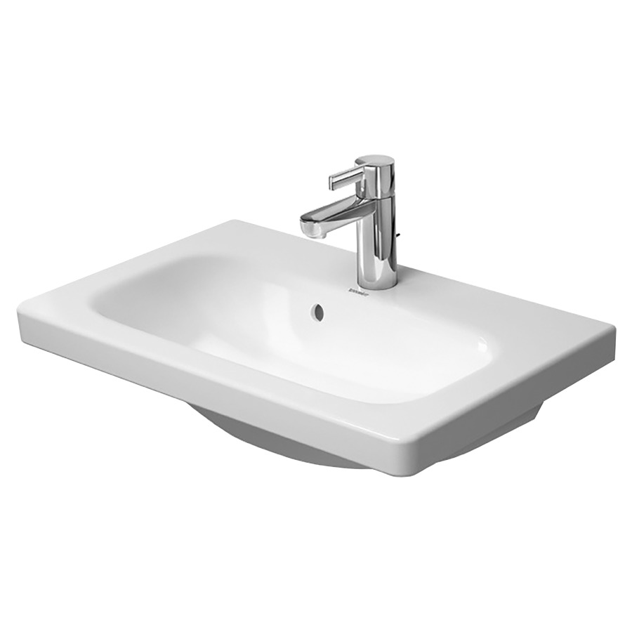Lavabo DURASTYLE
63,5 x 40 cm, céramique
avec trop-plein