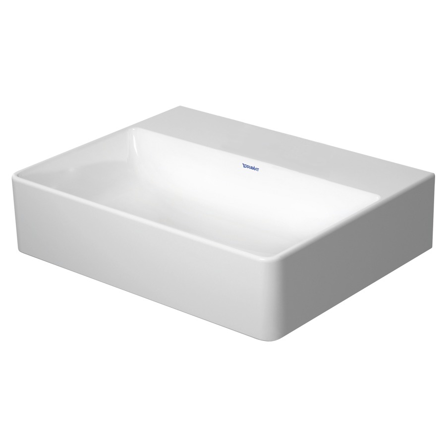 Lave-mains DURASQUARE
45 x 35 cm, céramique
sans trop-plein, vidage avec
enjoliveur en céramique
incluse