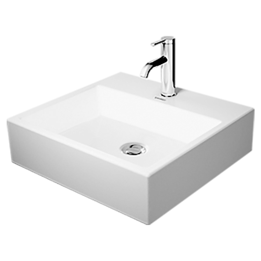 Lavabo VERO AIR
50 x 47 cm, céramique
pour meuble suspendu, sans
trop-plein