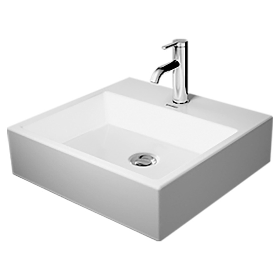 Lavabo VERO AIR
50 x 47 cm, céramique
poli, pour meuble suspendu
sans trop-plein