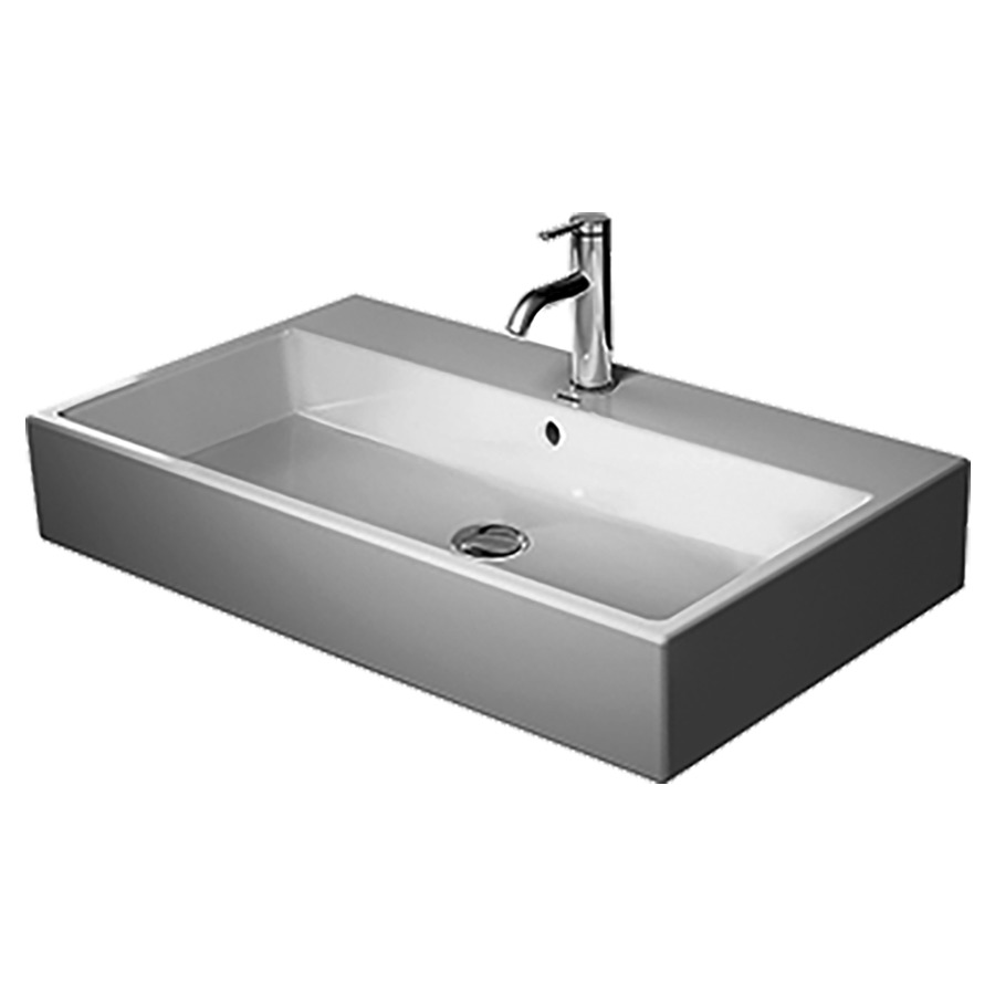 Lavabo VERO AIR
80 x 47 cm, céramique
pour meuble suspendu, avec
trop-plein