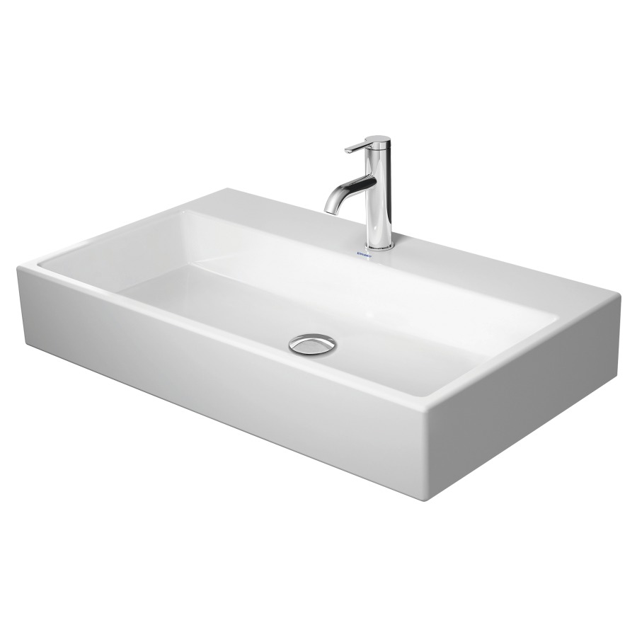 Lavabo VERO AIR
80 x 47 cm, céramique
pour meuble suspendu, sans
trop-plein