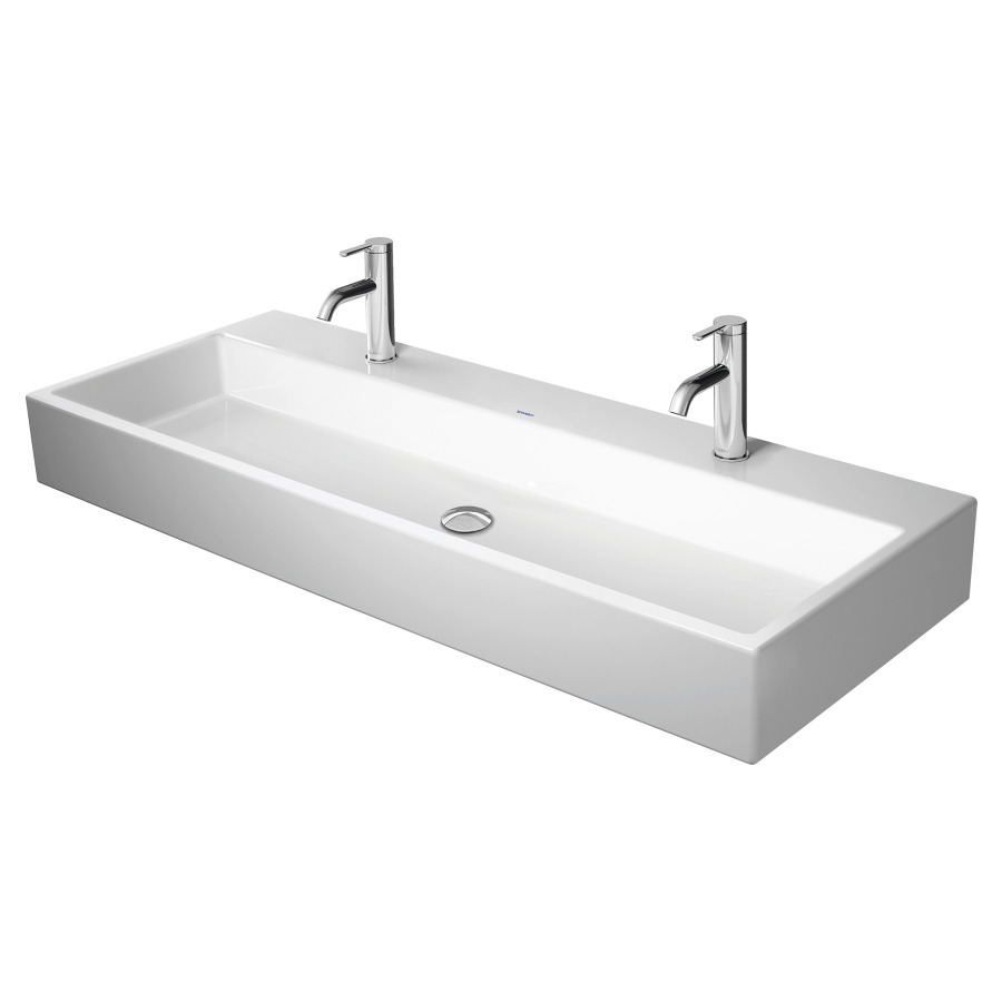 Lavabo VERO AIR
120 x 47 cm, céramique
poli, pour meuble suspendu
sans trop-plein