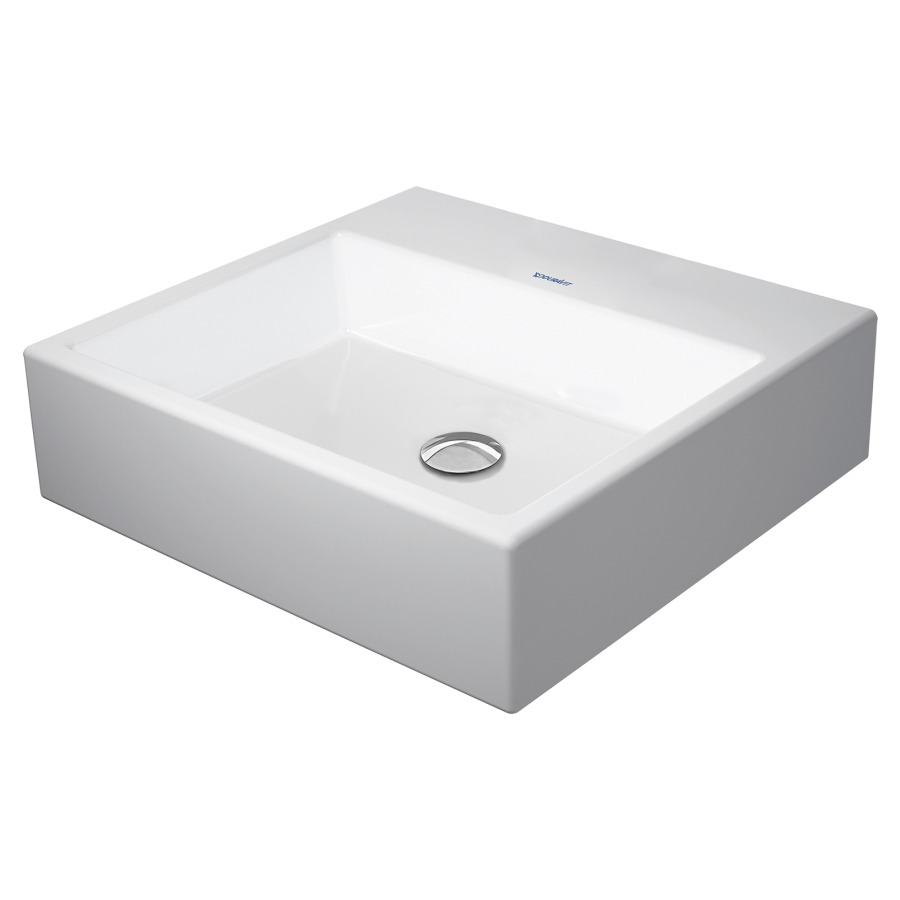 Lavabo à poser VERO AIR
50 x 47 cm, céramique
poli, sans trop-plein
partie arrière émaillée
matériel de fixation