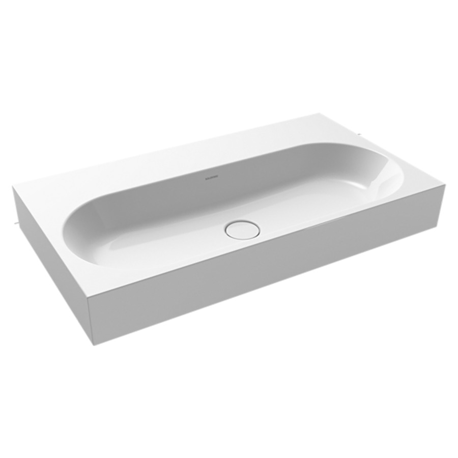 Lavabo CENTRO
90 x 50 x 12 cm, acier
sans trop-plein