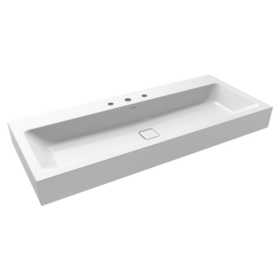 Lavabo CONO
120 x 50 x 12 cm, acier
sans trop-plein