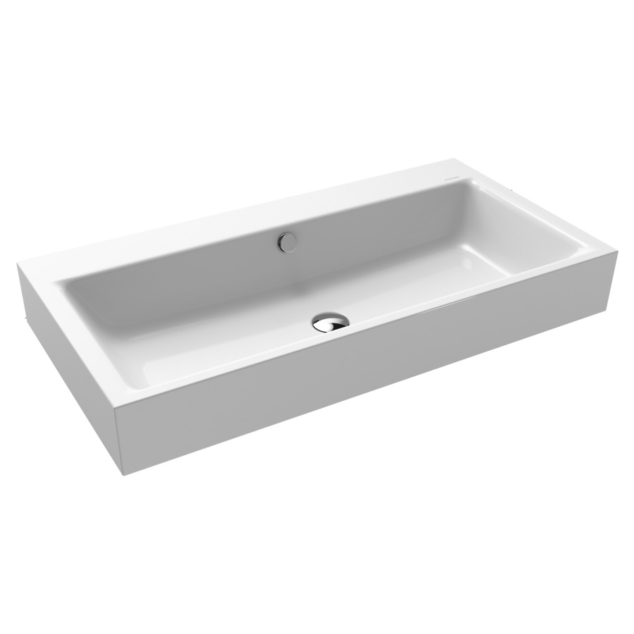 Lavabo PURO
90 x 46 x 12 cm, acier
avec garniture de trop-plein
chrome et isolation phonique
émaillé des deux côtés