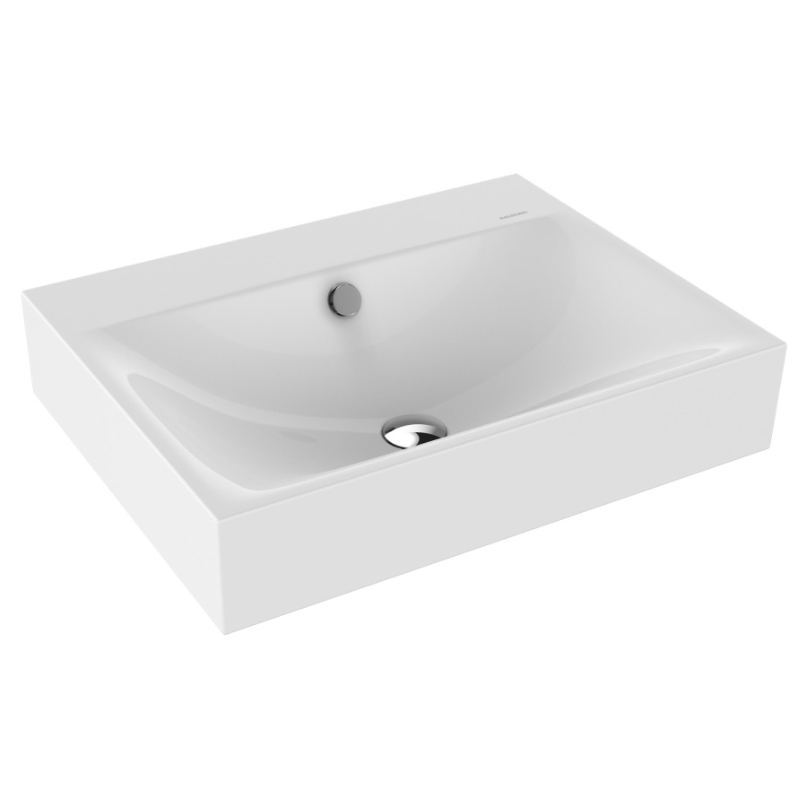 Lavabo SILENIO
60 x 46 x 12 cm, acier
avec garniture de trop-plein
chrome et isolation phonique
émaillé des deux côtés