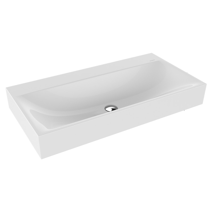 Lavabo SILENIO
90 x 46 x 12 cm, acier
avec garniture de trop-plein
chrome et isolation phonique
émaillé des deux côtés