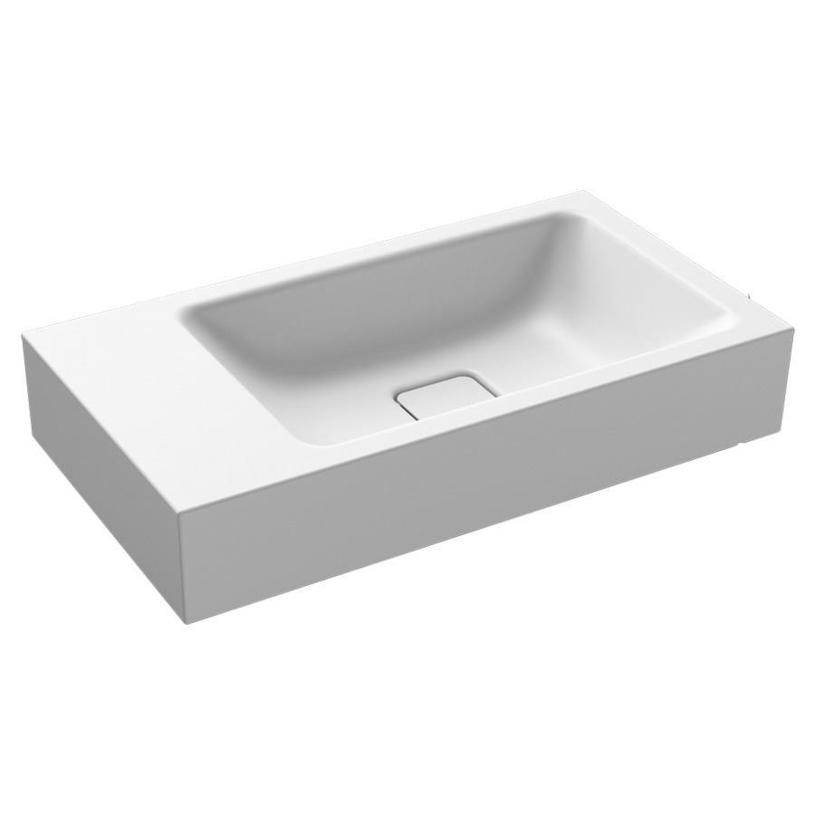 Lavabo CONO
55 x 30 x 10 cm, acier
sans trop-plein