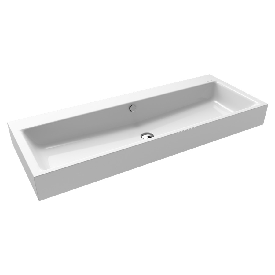 Lavabo PURO
120 x 46 x 12 cm, acier
avec garniture de trop-plein
chrome et isolation phonique
émaillé des deux côtés