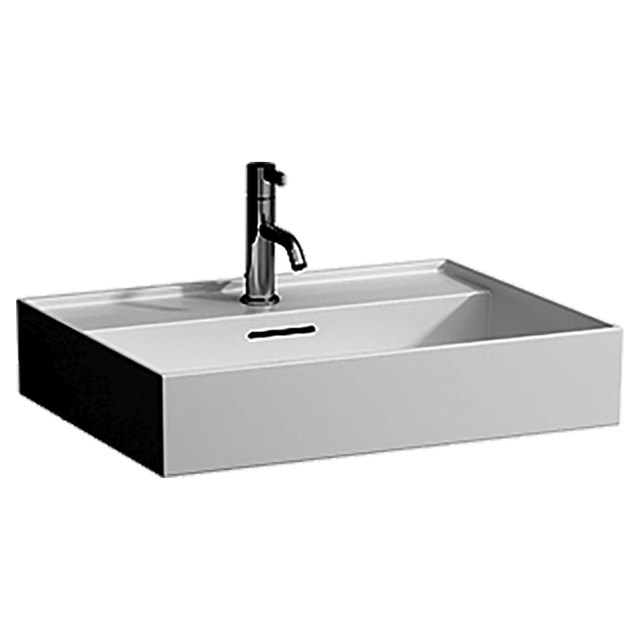 Lavabo à poser KARTELL LAUFEN
60 x 46 cm, céramique, poli
avec trop-plein, matériel de
fixation