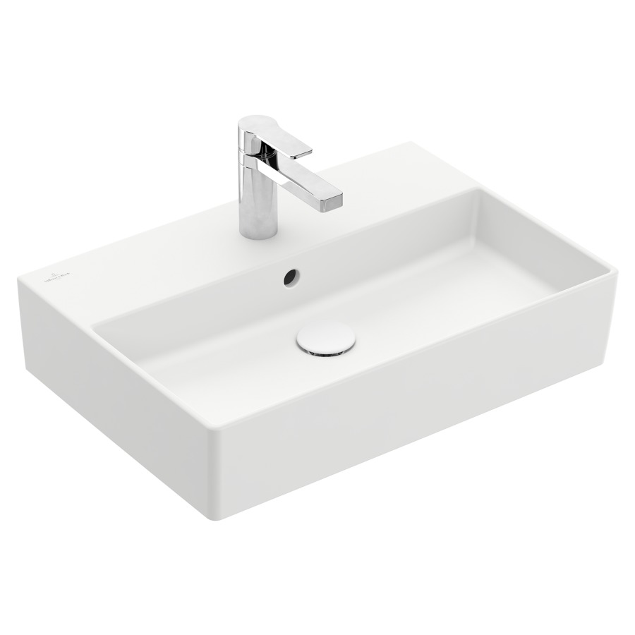 Lavabo MEMENTO 2.0
60 x 42 cm, céramique
avec trop-plein, côté
inférieur poli