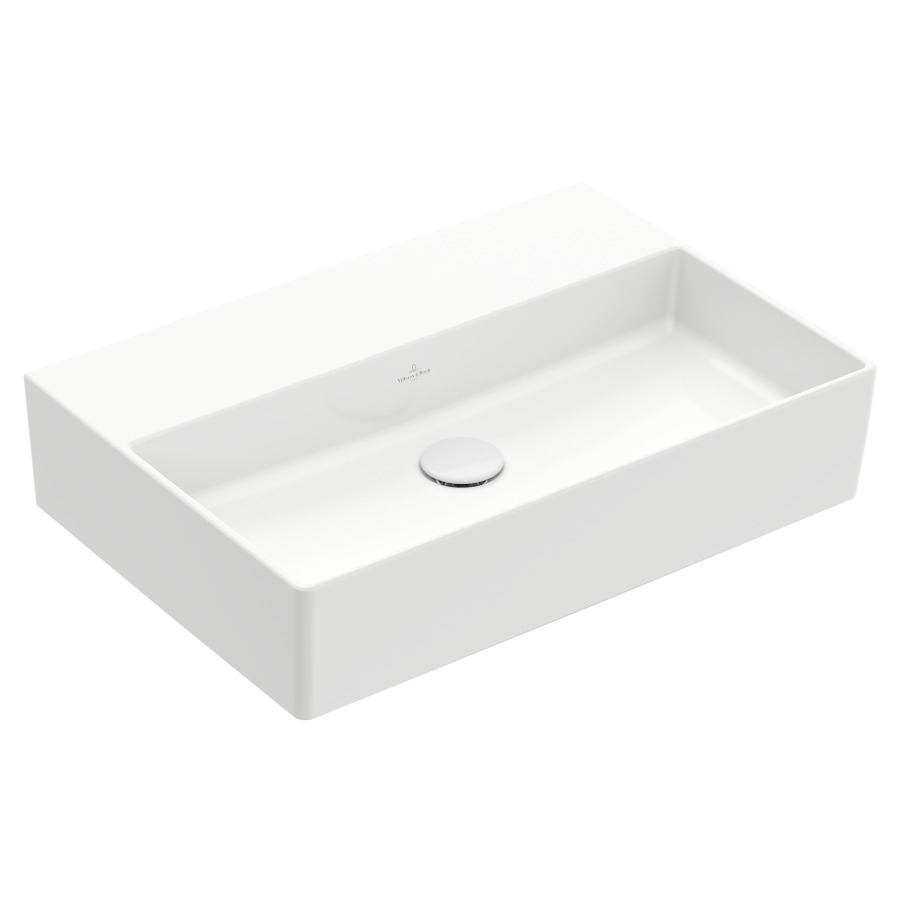 Lavabo MEMENTO 2.0
60 x 42 cm, céramique
sans trop-plein, côté
inférieur poli