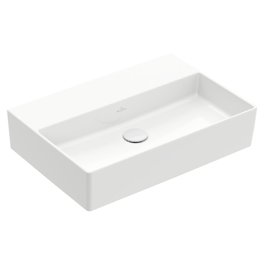 Lavabo MEMENTO 2.0
60 x 42 cm, céramique
sans trop-plein, côté
inférieur poli