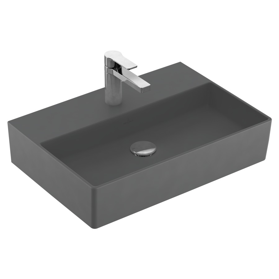 Lavabo MEMENTO 2.0
60 x 42 cm, céramique
sans trop-plein, côté
inférieur poli