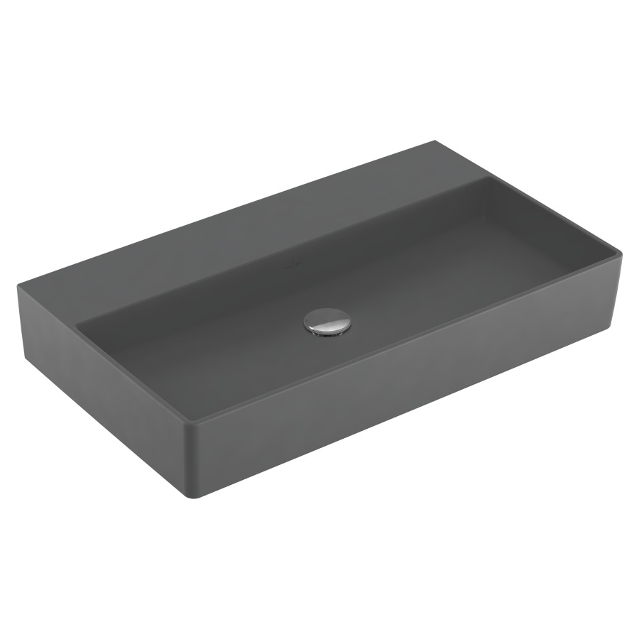 Lavabo MEMENTO 2.0
80 x 47 cm, céramique
sans trop-plein, côté
inférieur poli