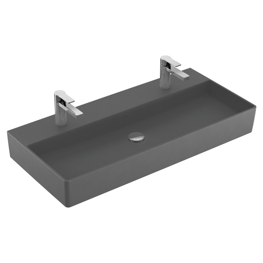 Lavabo MEMENTO 2.0
100 x 47 cm, céramique
sans trop-plein, côté
inférieur poli