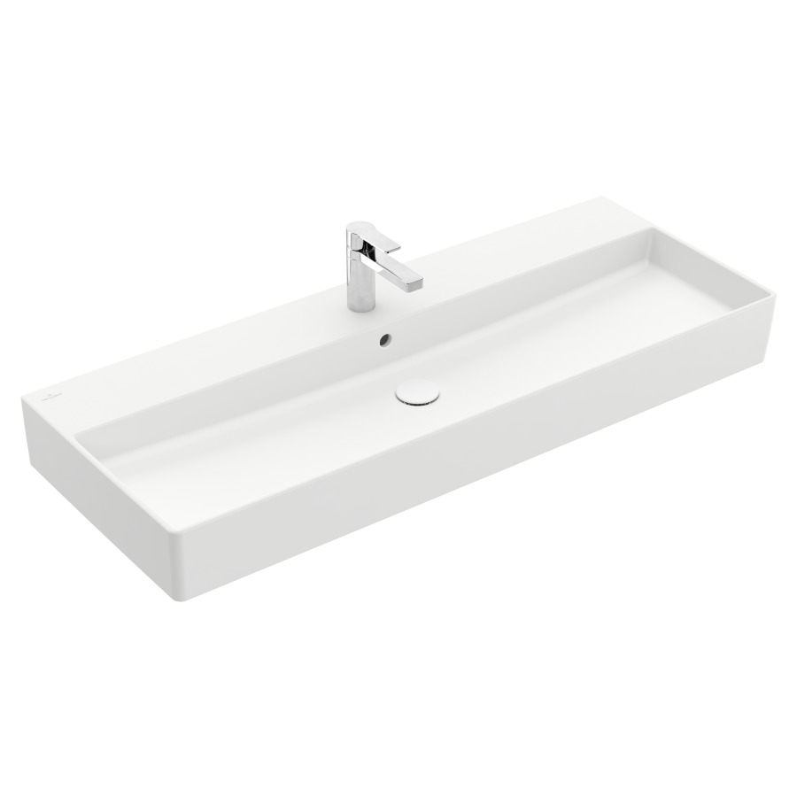 Lavabo MEMENTO 2.0
120 x 47 cm, céramique
avec trop-plein