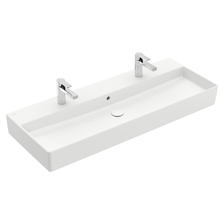 Lavabo MEMENTO 2.0
120 x 47 cm, céramique
avec trop-plein, côté
inférieur poli