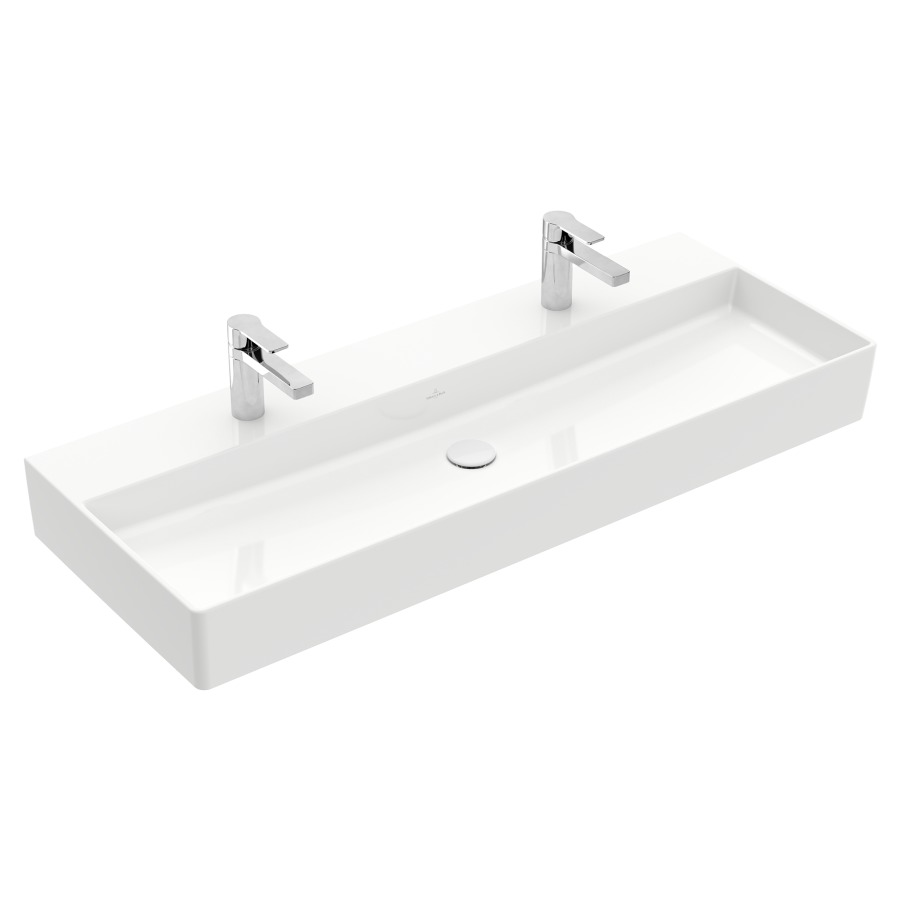 Lavabo MEMENTO 2.0
120 x 47 cm, céramique
sans trop-plein, côté
inférieur poli