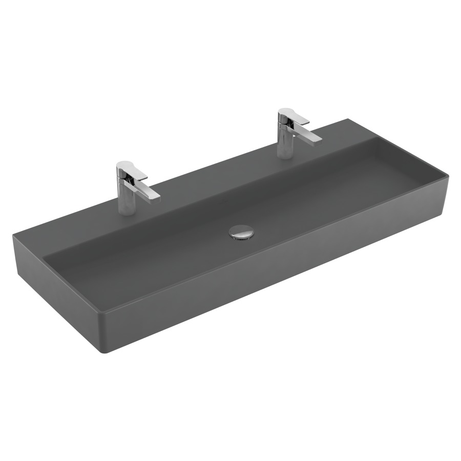 Lavabo MEMENTO 2.0
120 x 47 cm, céramique
sans trop-plein, côté
inférieur poli