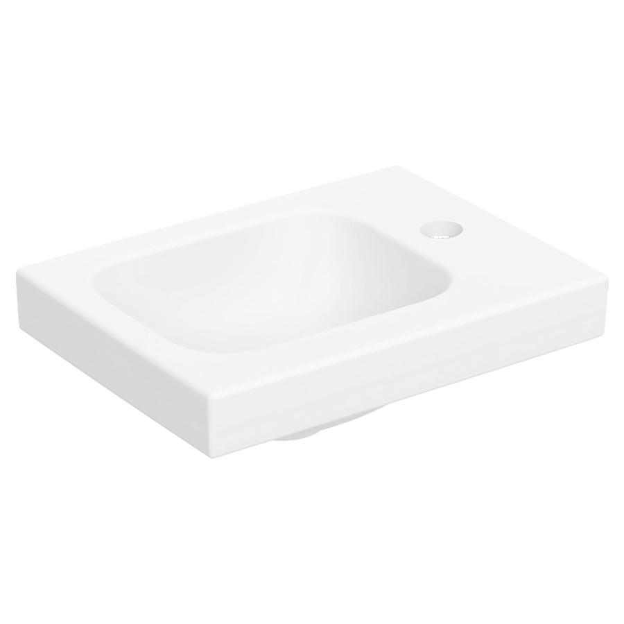 Wandbecken ICON LIGHT
38 x 28 x 14 cm, Keramik
unterbaufähig, ohne Ueberlauf