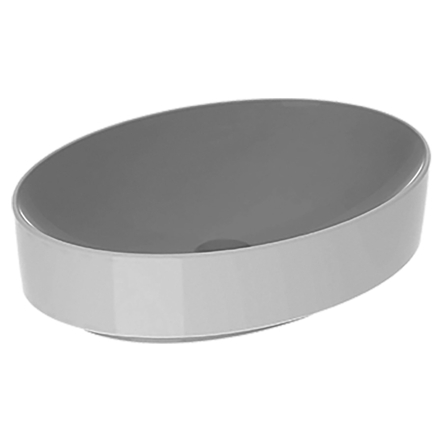 Lavabo à poser VARIFORM
55 x 15.8 x 40 cm, Céramique
pose libre, ovale, sans trop-plein
sans tablette de robinetterie