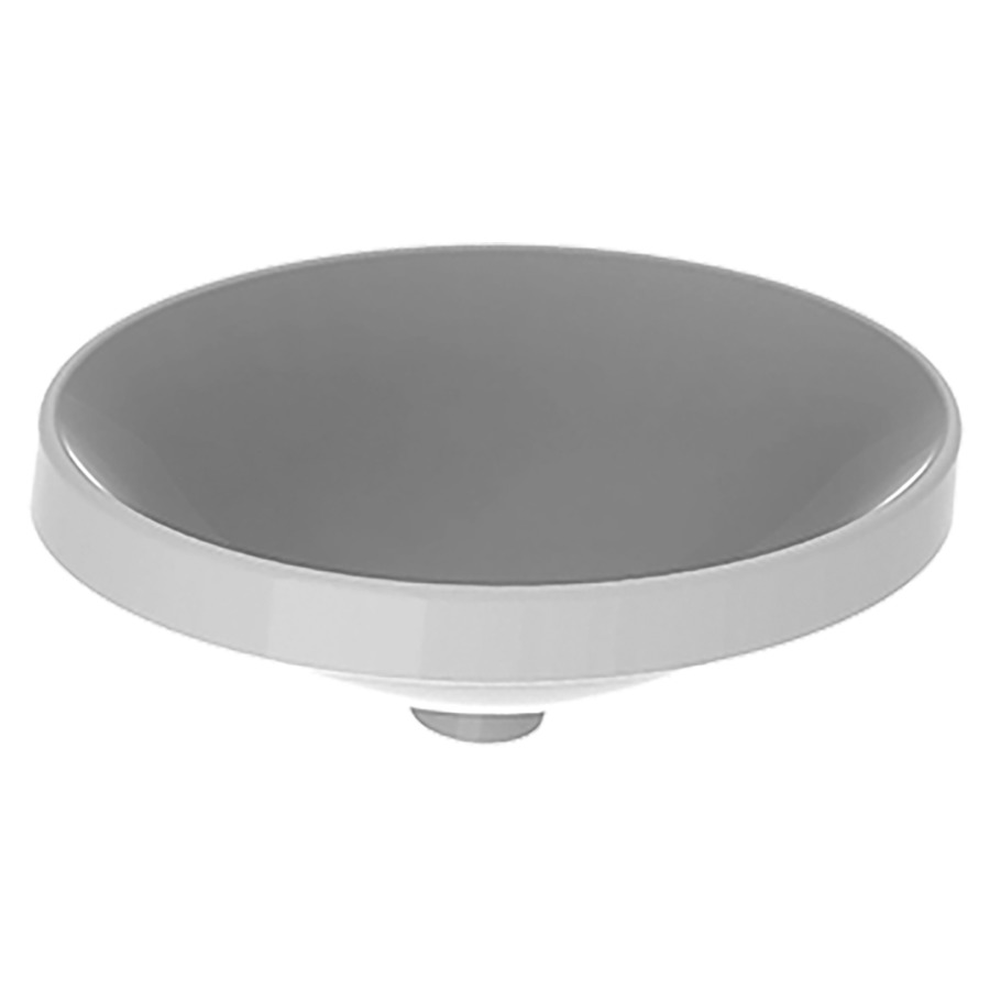 Lavabo à encastrer VARIFORM
50 x 17.8 x 40 cm
Céramique, partie inférieure émaillée
encastrement par dessus, ovale
sans trop-plein
sans tablette de robinetterie