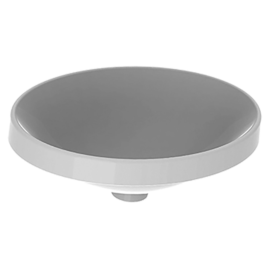Lavabo à encastrer VARIFORM
50 x 17.8 x 40 cm
Céramique, partie inférieure émaillée
encastrement par dessus, ovale
sans trop-plein
sans tablette de robinetterie