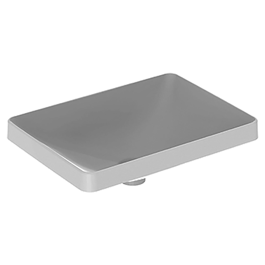 Lavabo à encastrer VARIFORM
55 x 17.8 x 40 cm
Céramique, partie inférieure émaillée
encastrement par dessus, rectangulaire
sans trop-plein
sans tablette de robinetterie