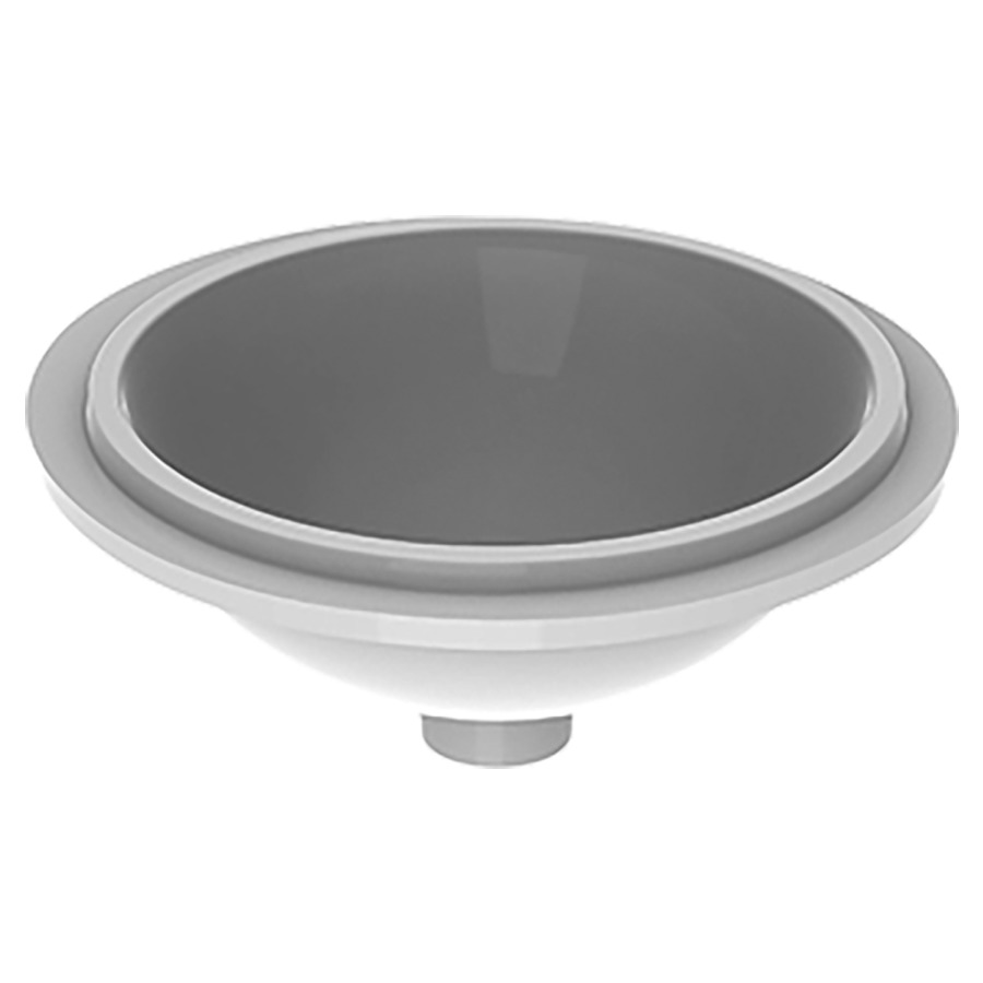 Lavabo à encastrer VARIFORM
D 42 cm, H 18 cm
Céramique, partie inférieure émaillée
encastrement par dessous, ronde
sans trop-plein
sans tablette de robinetterie