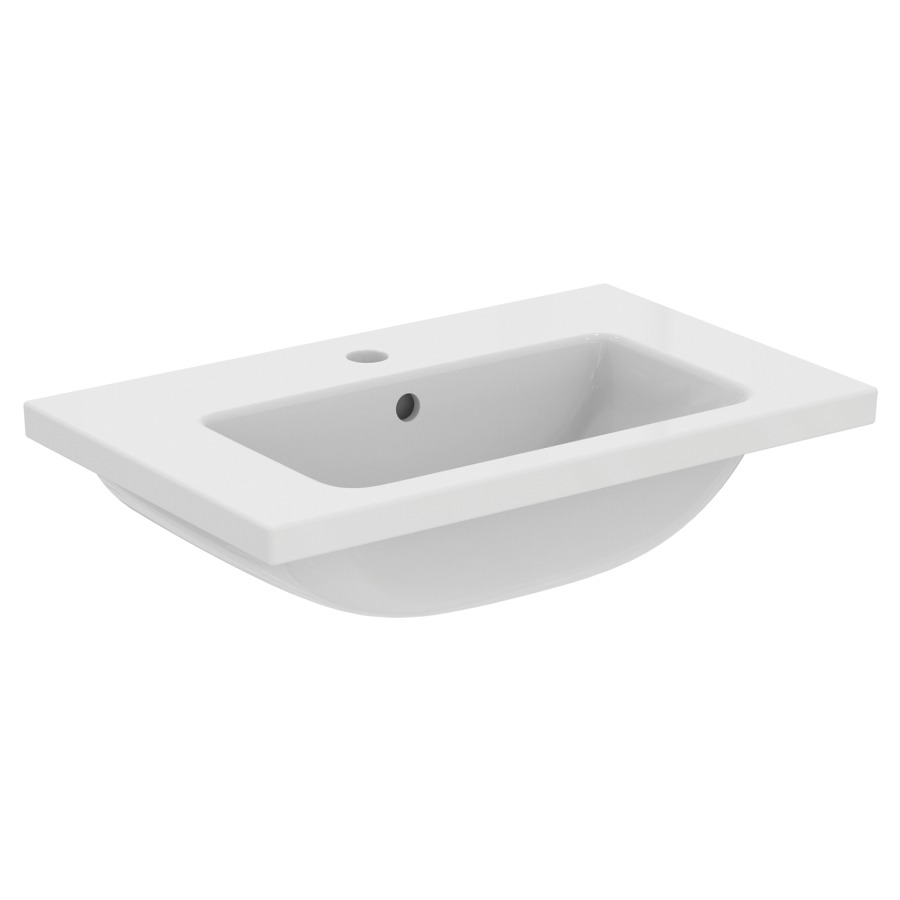 Lavabo IDEAL STANDARD I.LIFE S
61 x 38,5 x 18 cm, céramique
avec trop-plein