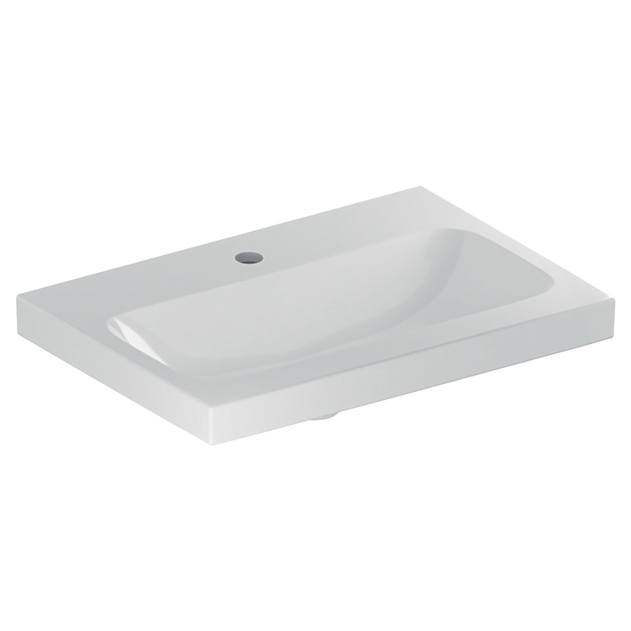 Lavabo ICON LIGHT
60 x 42 x 17 cm, céramique
petite saillie, pour meuble
suspendu, sans trop-plein
