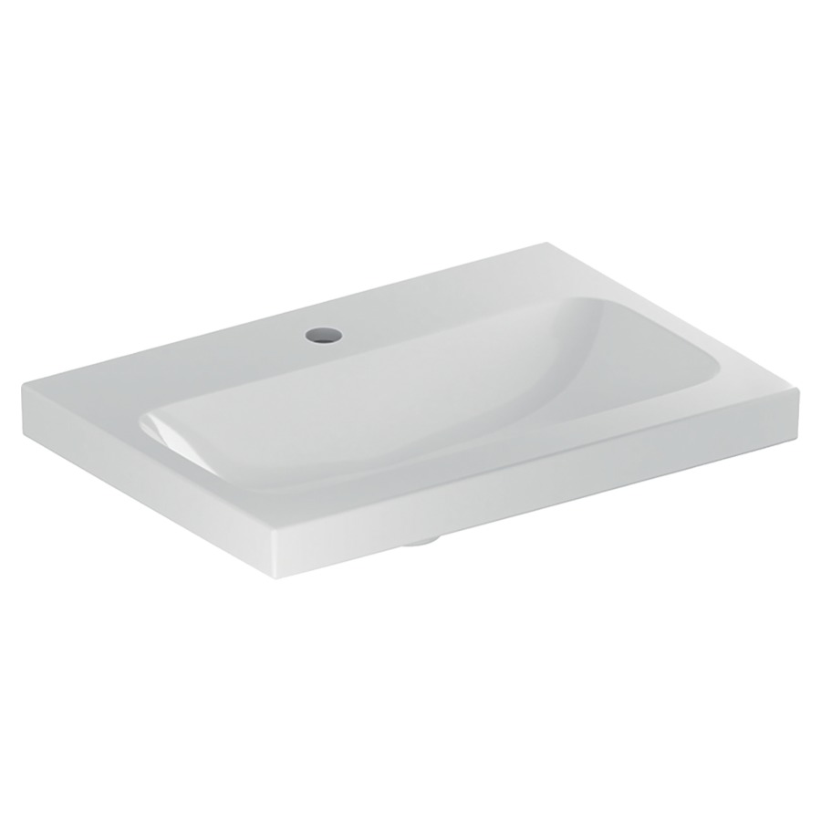 Lavabo ICON LIGHT
75 x 42 x 17 cm, céramique
petite saillie, pour meuble
suspendu, sans trop-plein