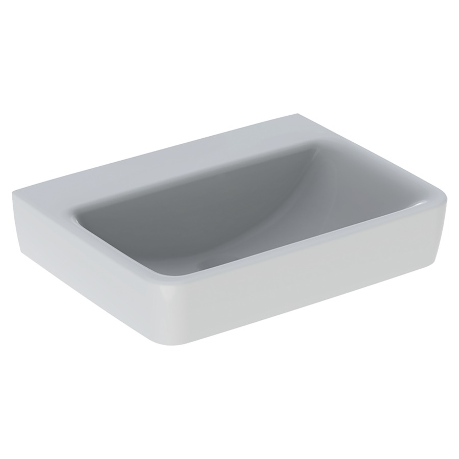 Lavabo RENOVA PLAN
55 x 44 x 18 cm, céramique
pour meuble suspendu, sans
trop-plein