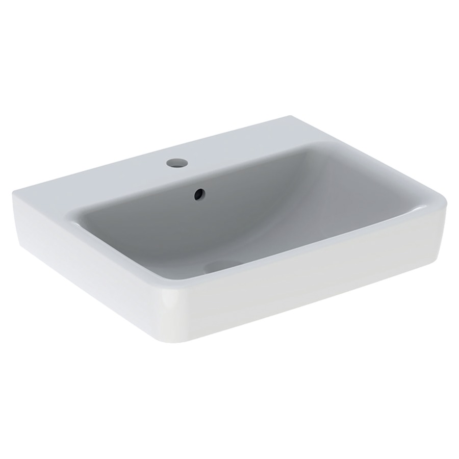 Lavabo à poser RENOVA PLAN
55 x 44 x 18 cm, céramique
avec trop-plein